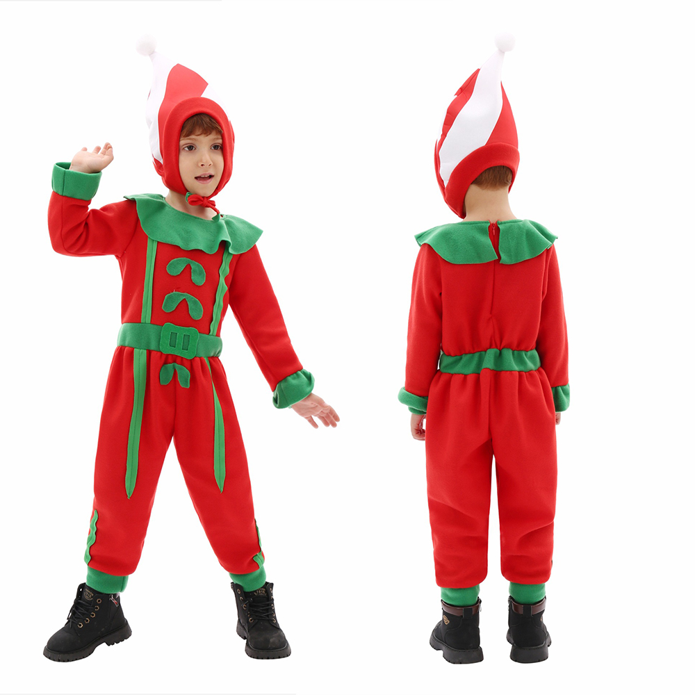 Elf Costume Christmas - Kostum Cosplay Anak Elf Natal 2025,