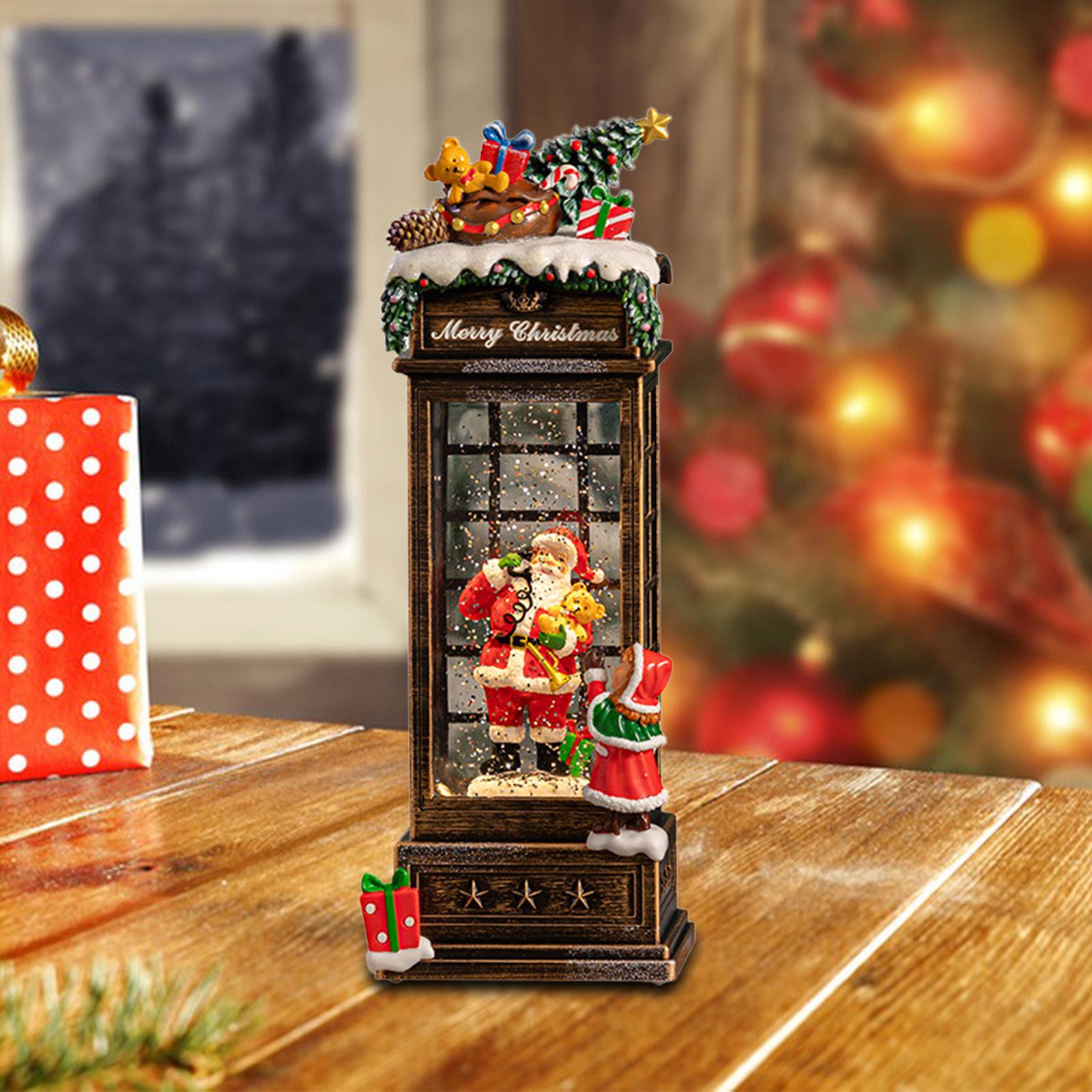 Snow Globe Musical - Bola Salju Natal Musik dengan Air