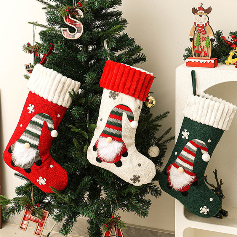 Christmas Stocking Hanging - Ornamen Kaus Kaki Natal Baru dari