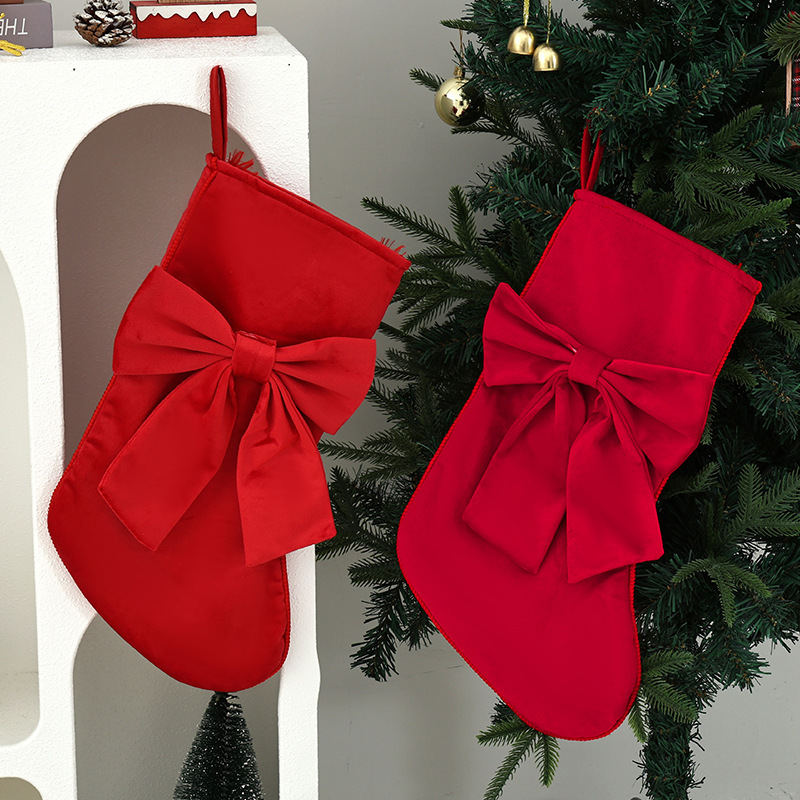 1 buah Kaus Kaki Natal, Tas Ha - Christmas Stocking Hanging ulasan dan harga