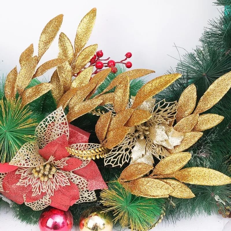 10pcs Batang Daun Buatan Berki - Christmas Wreath Fake ulasan dan harga