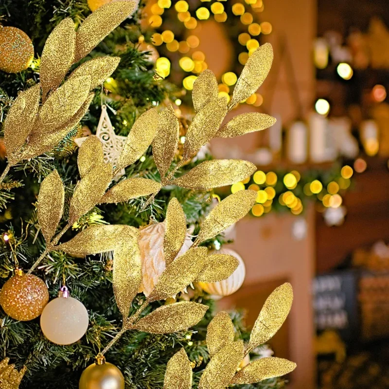 10pcs Batang Daun Buatan Berki - Christmas Wreath Fake ulasan dan harga