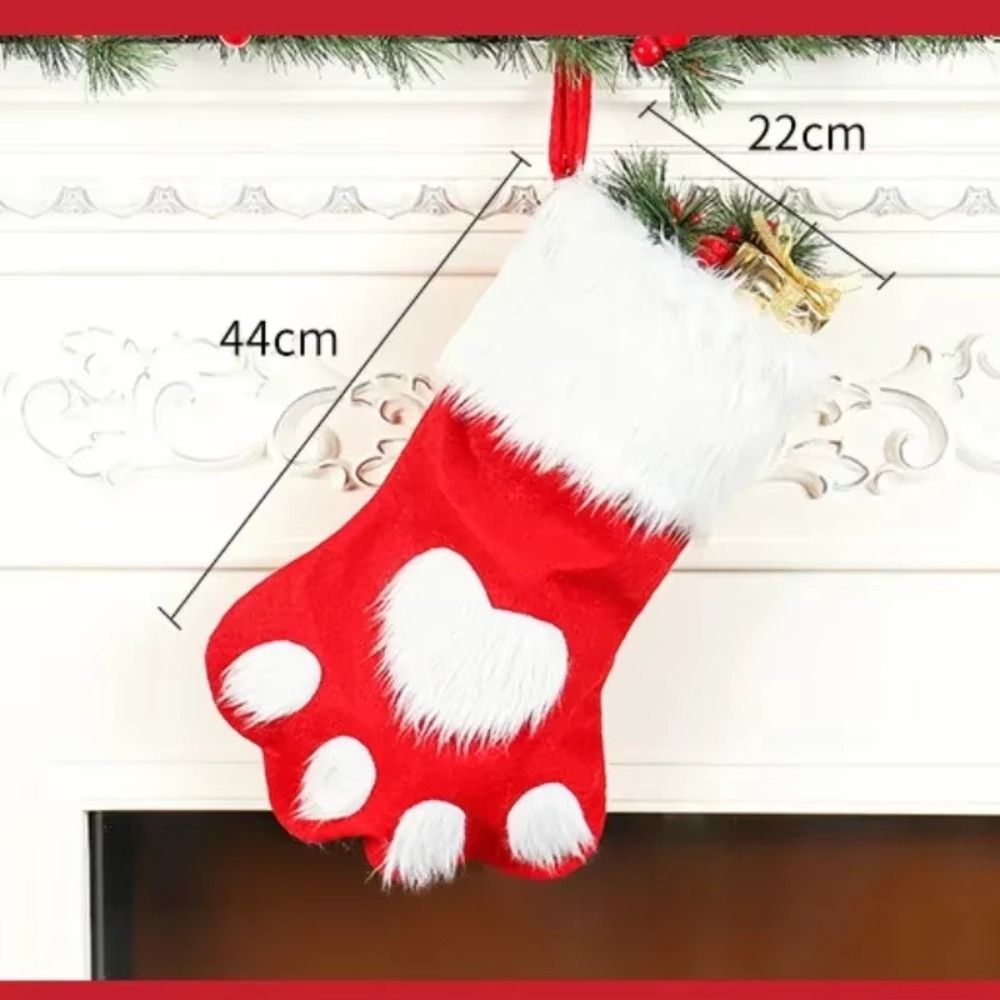 1/3/5/10PCS Tas Hadiah Natal B - Christmas Stocking Hanging ulasan dan harga