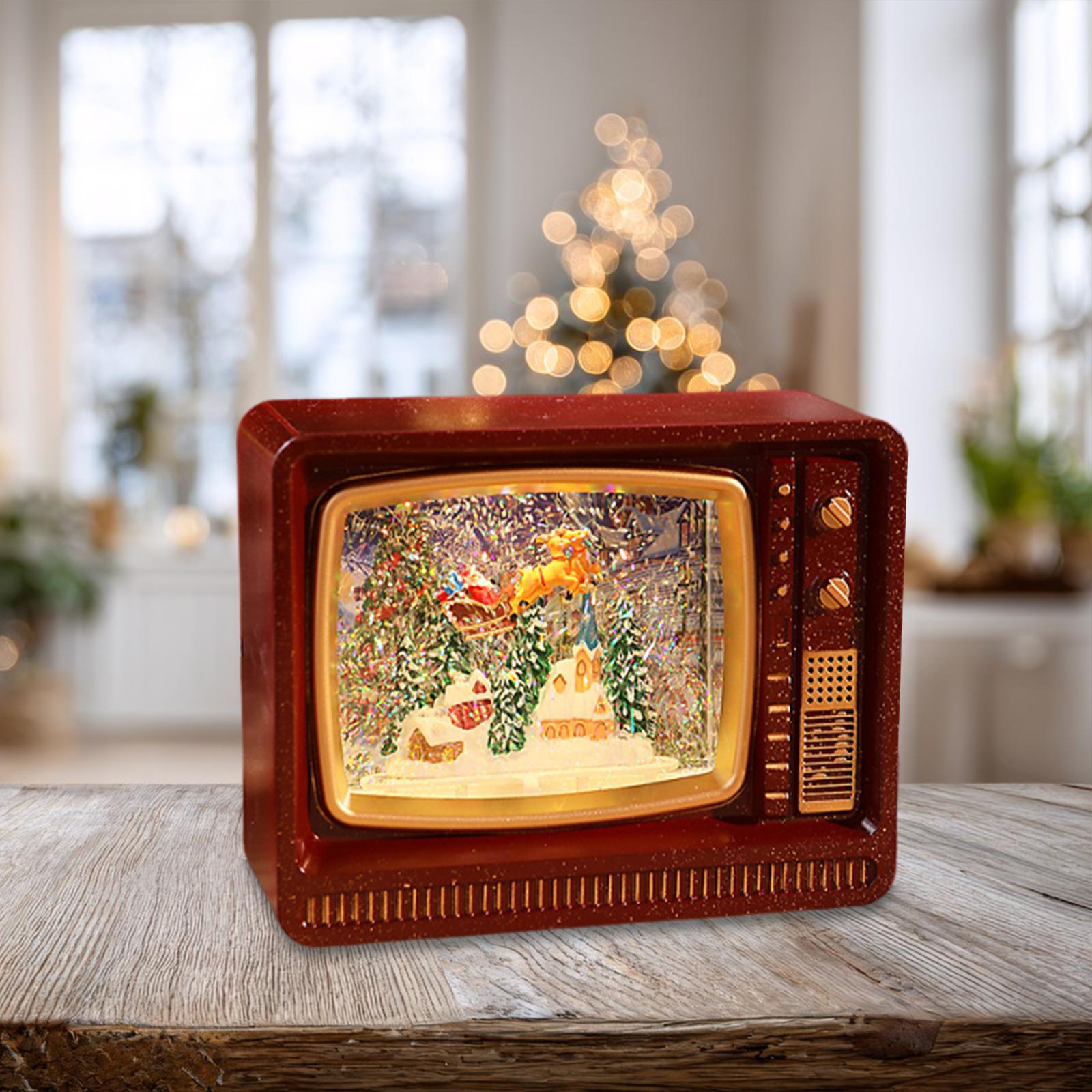 Lampu Musik Bentuk TV, Hiasan  - Snow Globe Musical ulasan dan harga