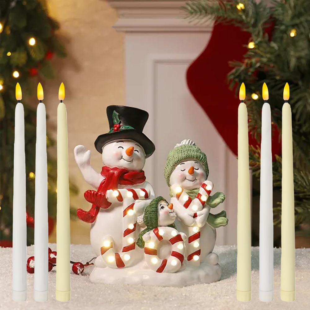 6 buah Lilin LED Tanpa Api, Li - Holiday Candle Set ulasan dan harga
