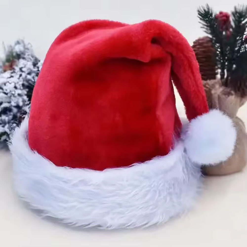 Topi Natal Baru untuk Dewasa d - Santa Hat Plush ulasan dan harga