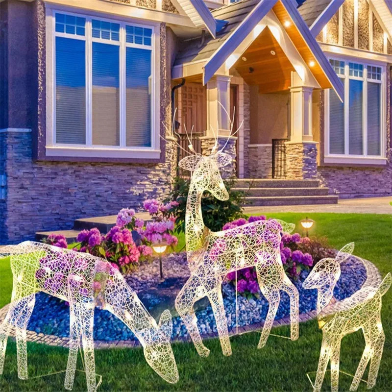 2026 3Pcs Dekorasi Taman Natal - Christmas Lights Outdoor ulasan dan harga