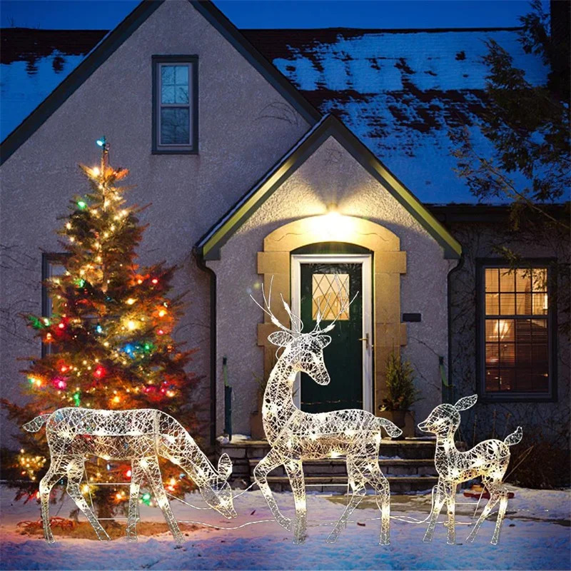 2026 3Pcs Dekorasi Taman Natal - Christmas Lights Outdoor ulasan dan harga