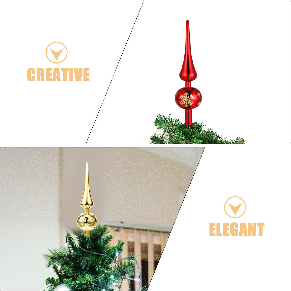 2Pcs Hiasan Puncak Pohon Natal - Star Tree Topper ulasan dan harga