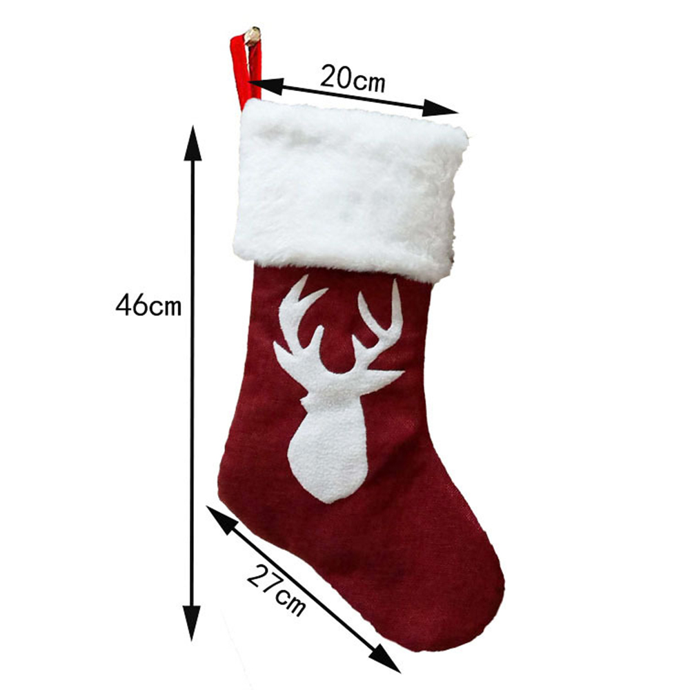 Tas kaus kaki natal besar mewa - Christmas Stocking Hanging ulasan dan harga