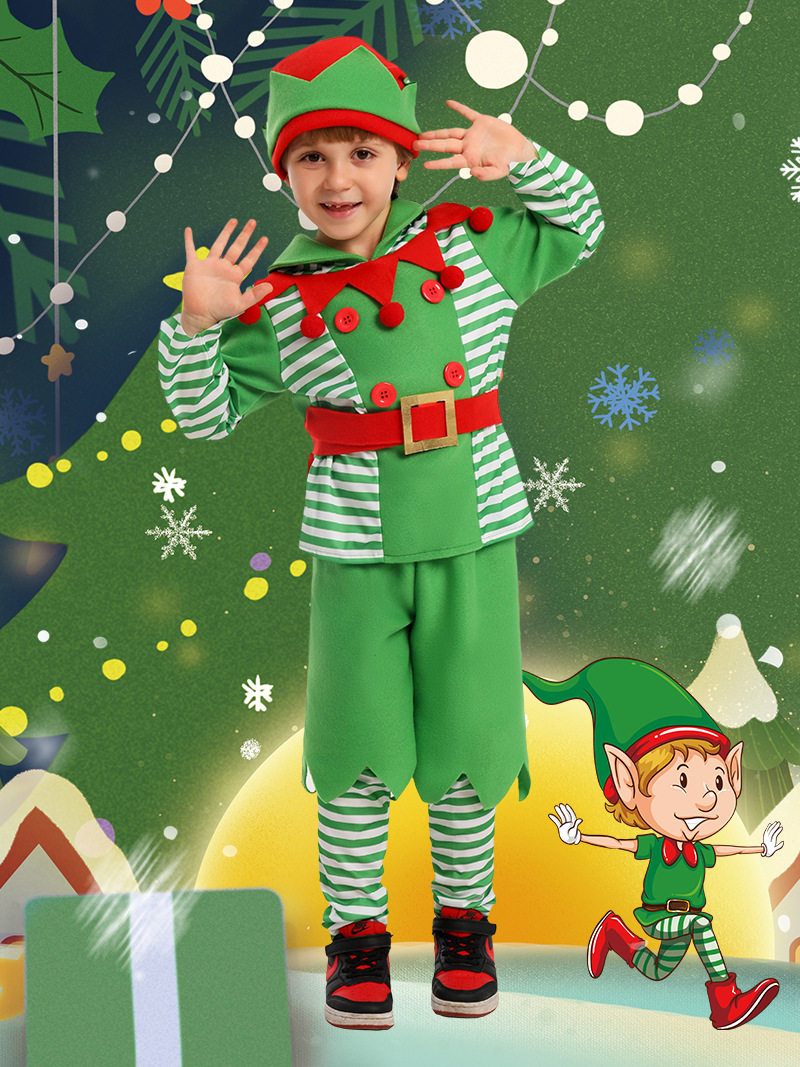 Kostum Cosplay Anak Elf Natal  - Elf Costume Christmas ulasan dan harga