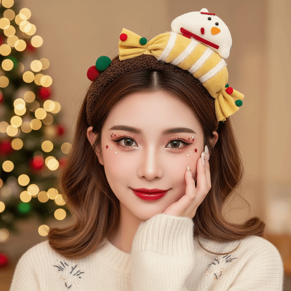Bando Natal Bertekstur Lembut  - Reindeer Antlers Headband ulasan dan harga