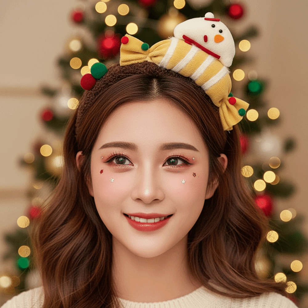 Bando Natal Bertekstur Lembut  - Reindeer Antlers Headband ulasan dan harga