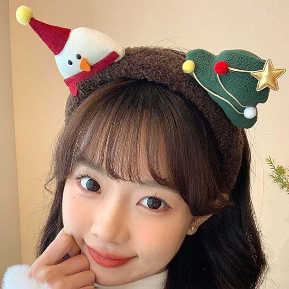 Bando Natal Bertekstur Lembut  - Reindeer Antlers Headband ulasan dan harga