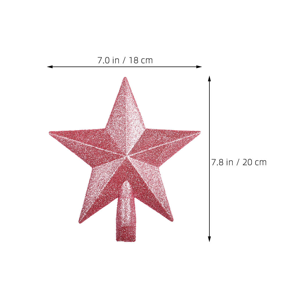 3 Buah Hiasan Natal untuk Poho - Star Tree Topper ulasan dan harga