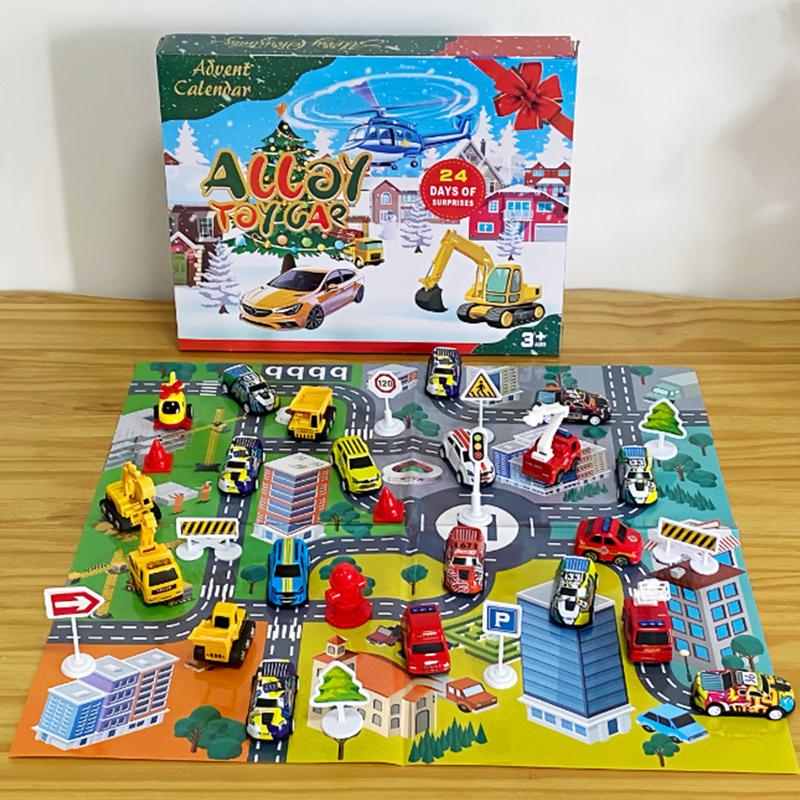 24pcs Set Mainan Mobil Kalende - Advent Calendar Gift ulasan dan harga