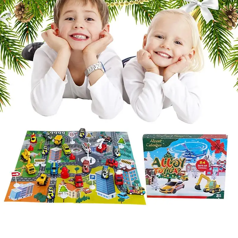 24pcs Set Mainan Mobil Kalende - Advent Calendar Gift ulasan dan harga