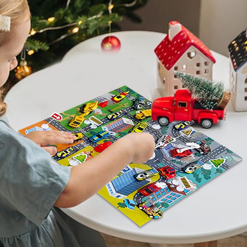 24pcs Set Mainan Mobil Kalende - Advent Calendar Gift ulasan dan harga