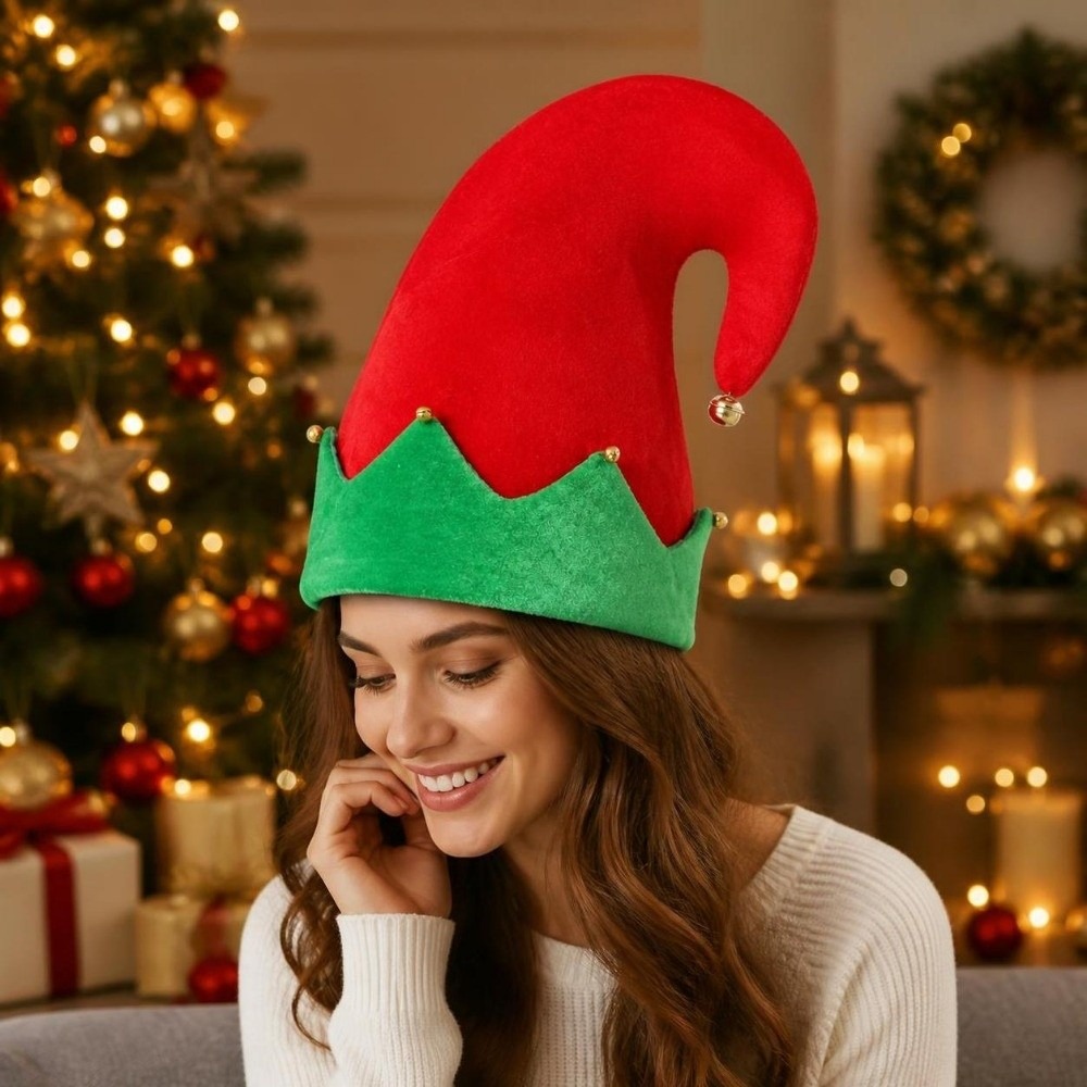Topi Natal Kreatif Berbahan Le - Santa Hat Plush ulasan dan harga