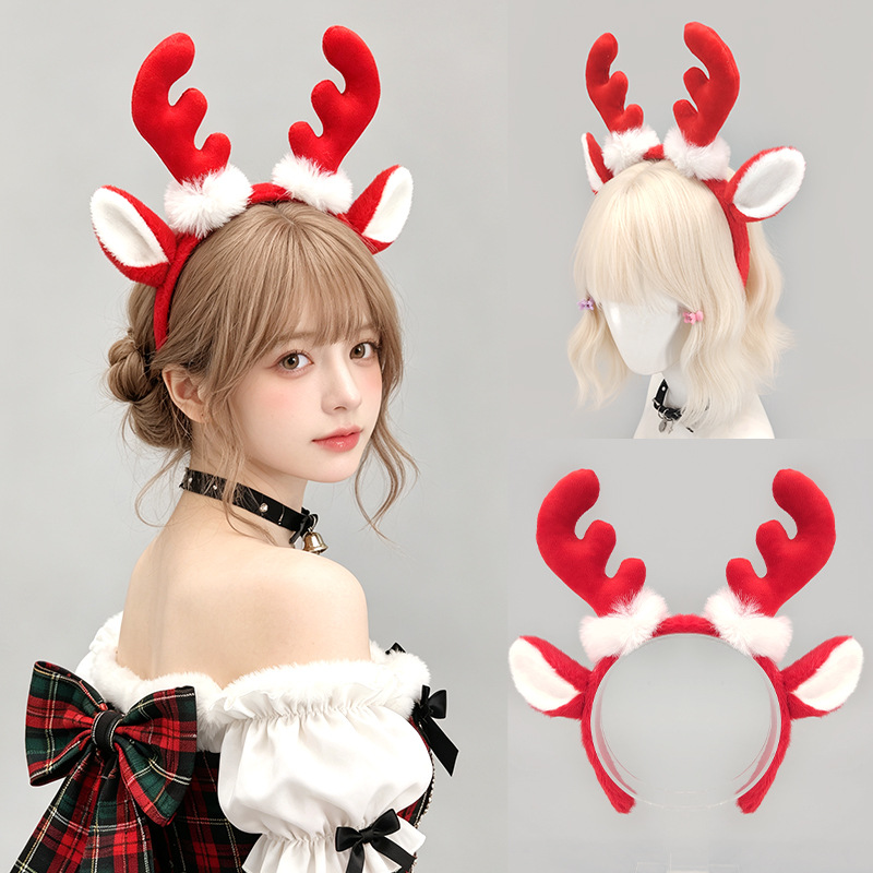 Bando Tanduk Rusa Berbulu, Tel - Reindeer Antlers Headband ulasan dan harga