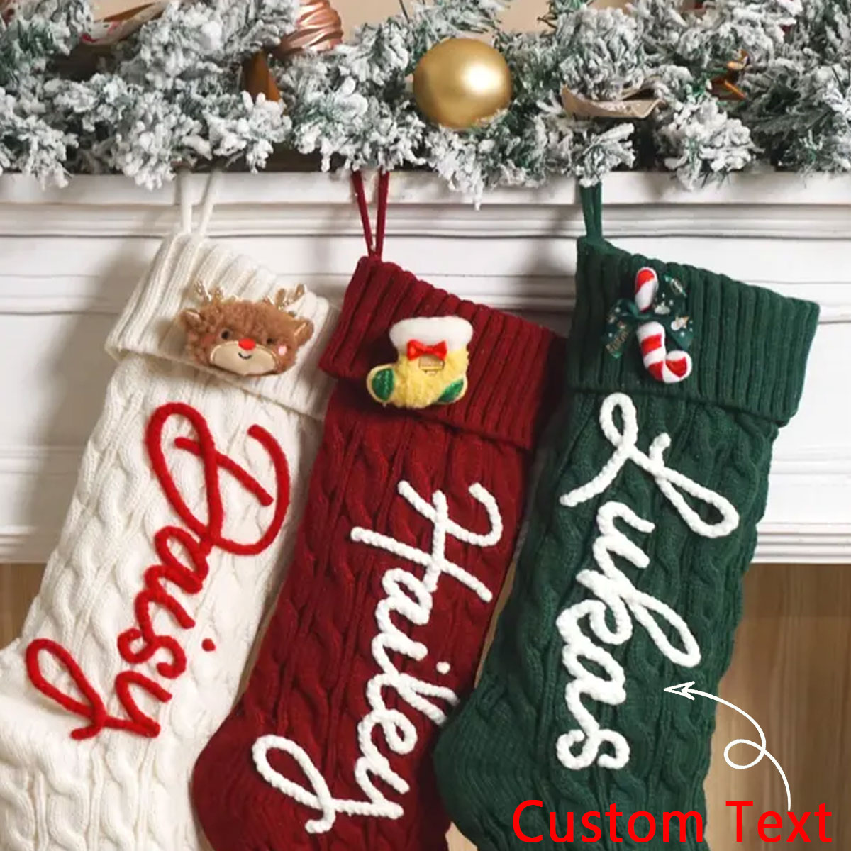 1 buah kaus kaki dekoratif Nat - Christmas Stocking Hanging ulasan dan harga