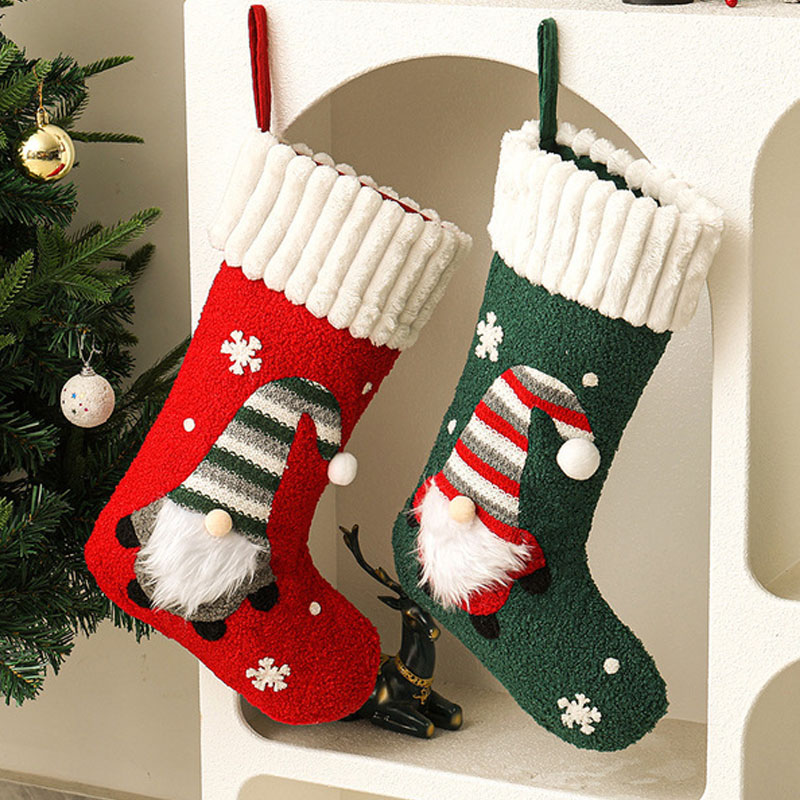 Ornamen Kaus Kaki Natal Baru d - Christmas Stocking Hanging ulasan dan harga